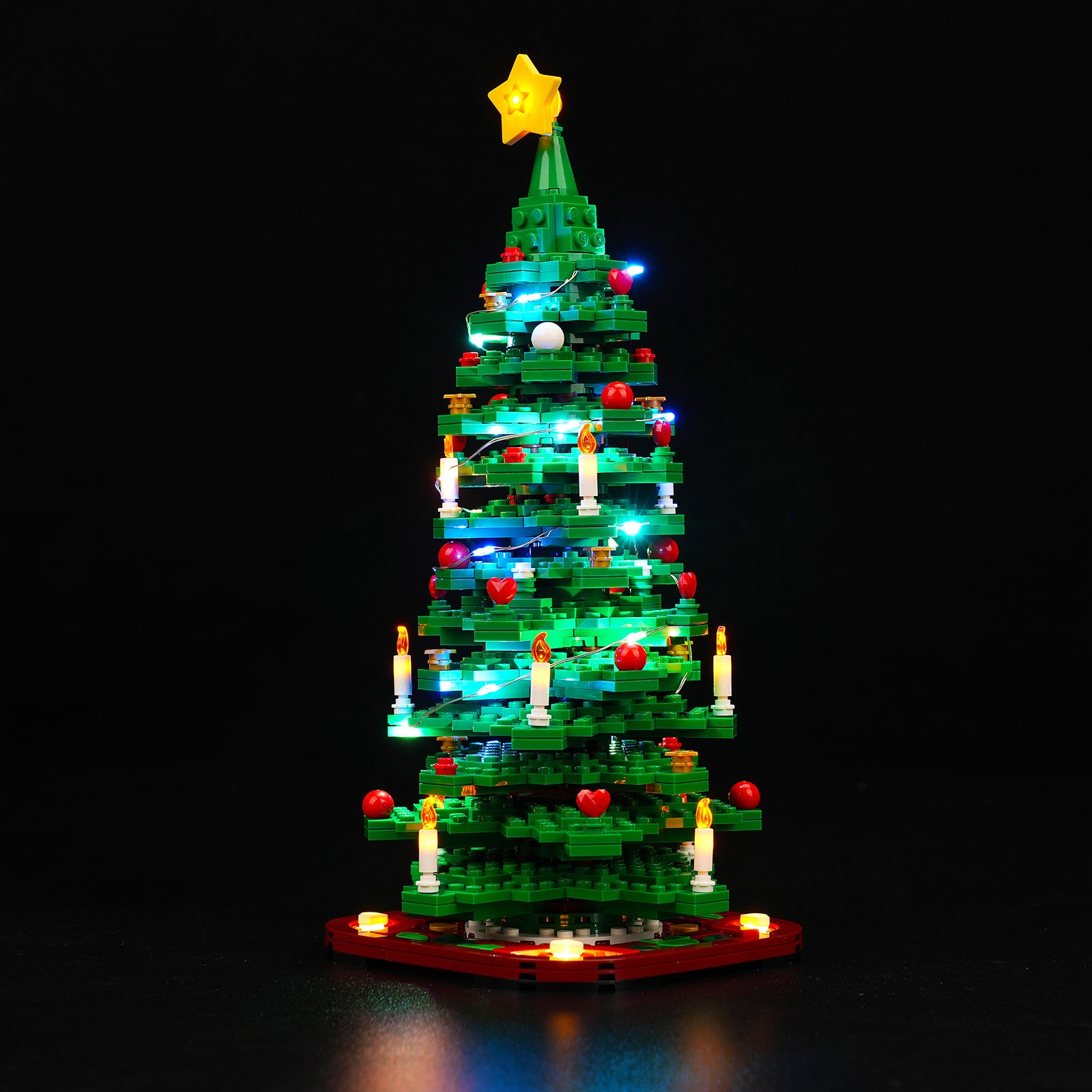 Kit d'éclairage BrickBling pour la construction de l'arbre de Noël LEGO 40573, version sonore