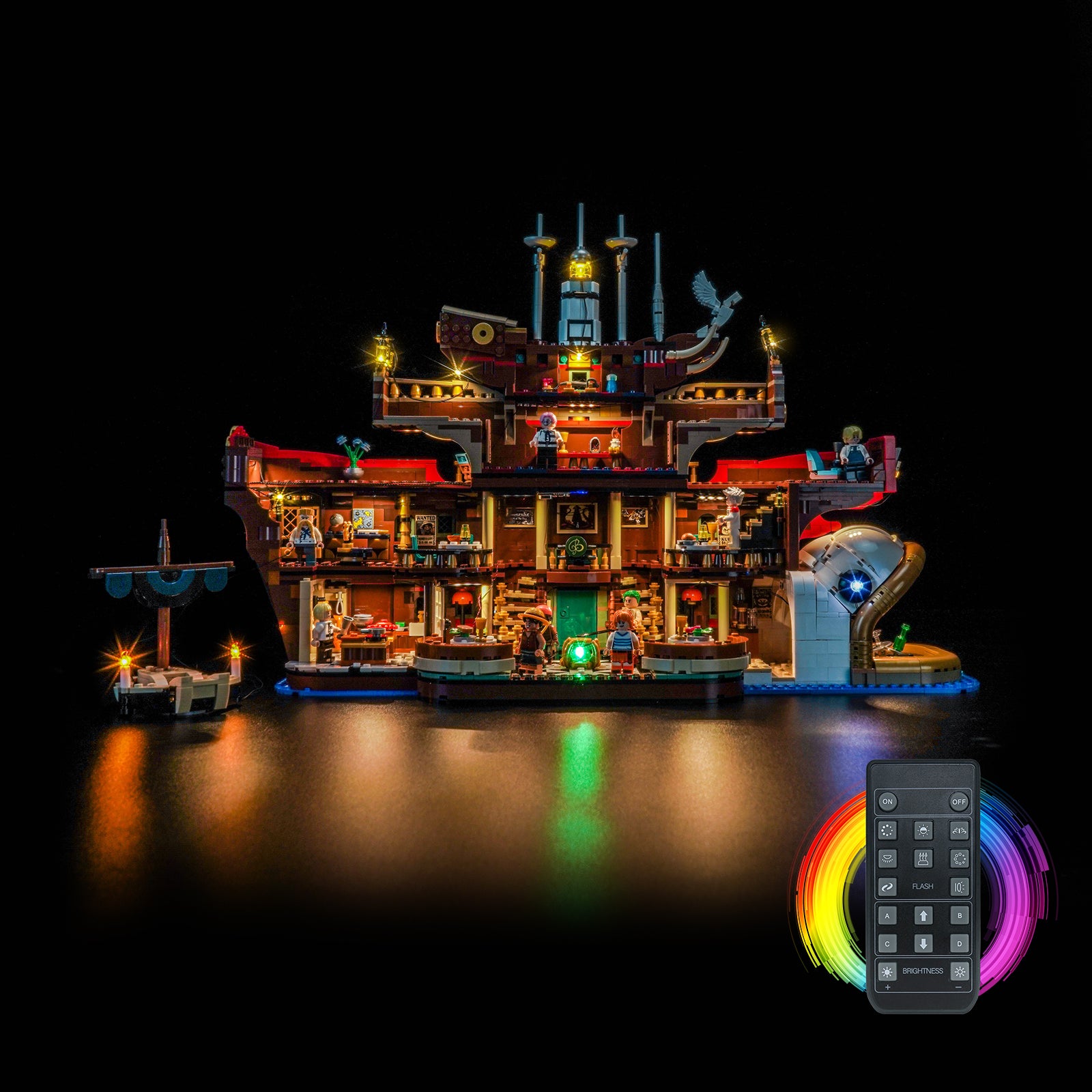 BrickBling Light Kit for LEGO One Piece The Baratie Floating Restaurant 75640