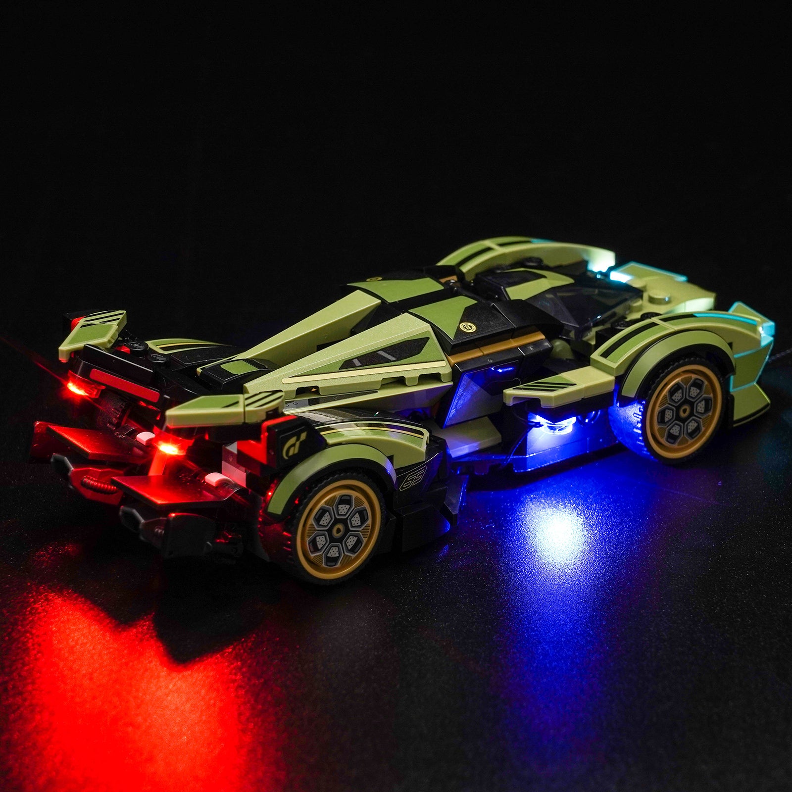 BrickBling Light Kit for LEGO Speed Champions Lamborghini Lambo V12 Vision GT Super Car 76923