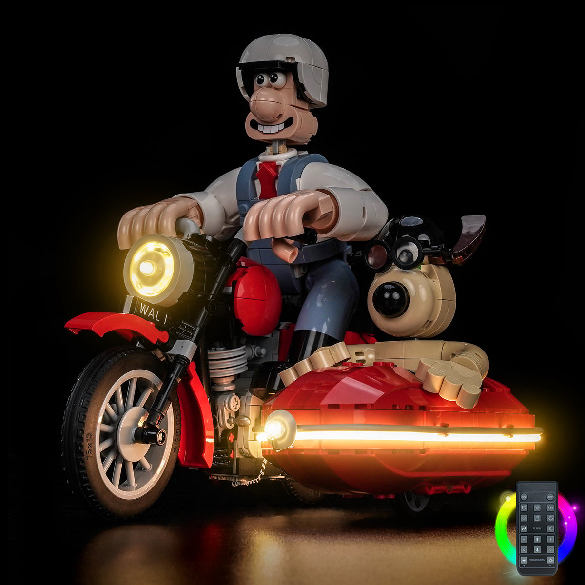 Kit d'éclairage BrickBling pour LEGO Ideas Wallace & Gromit 21371