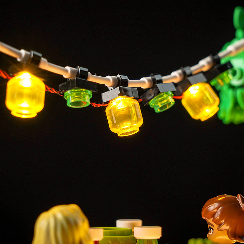 Kit d'éclairage BrickBling pour la cuisine communautaire LEGO Heartlake City 41747