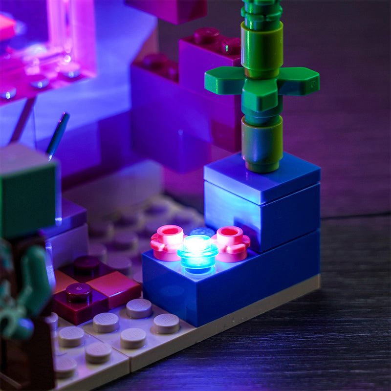 Lego minecraft 21247 la maison axolotl, jouets pour enfants avec