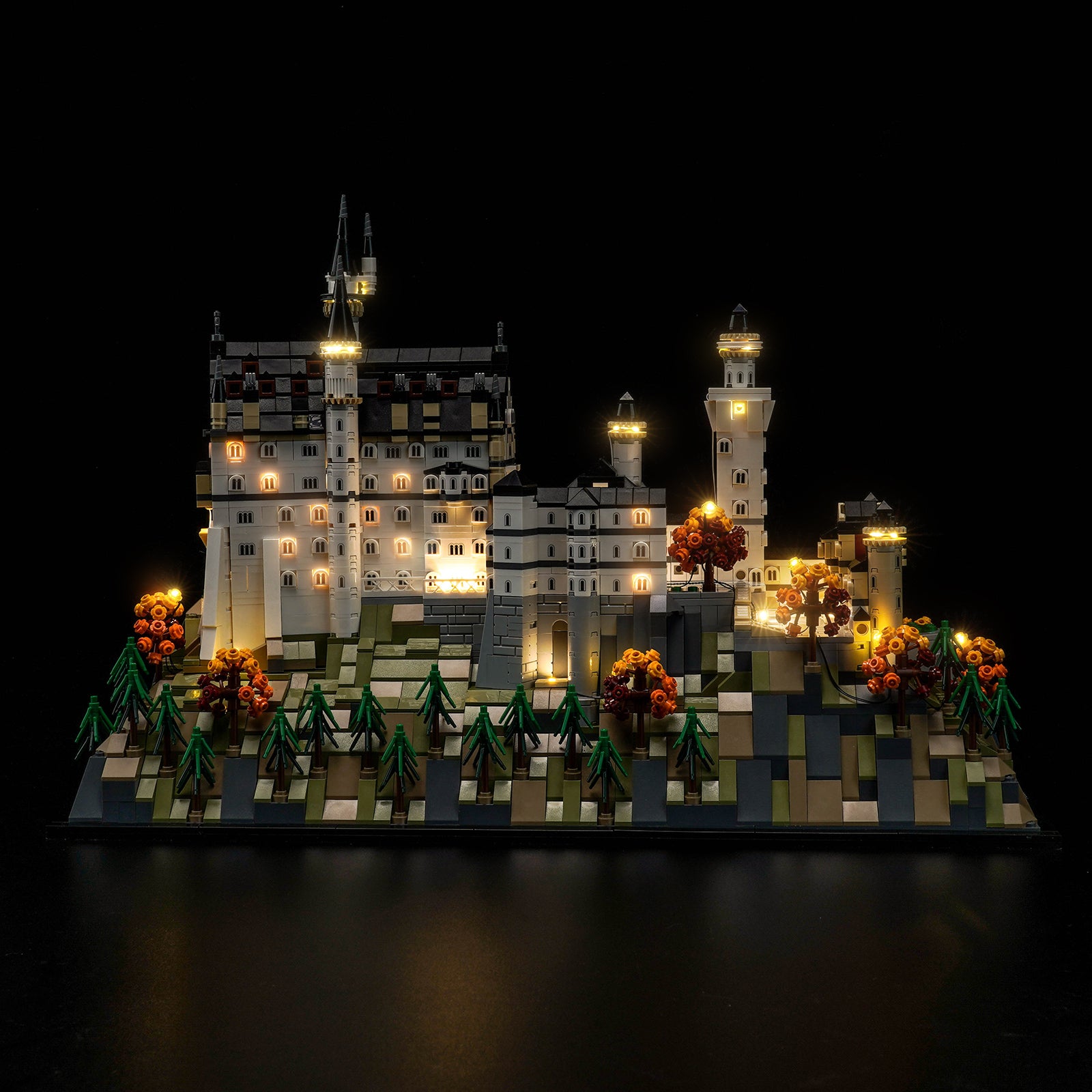 BrickBling Lichtset für LEGO Architecture Schloss Neuschwanstein 21063 Neue Version