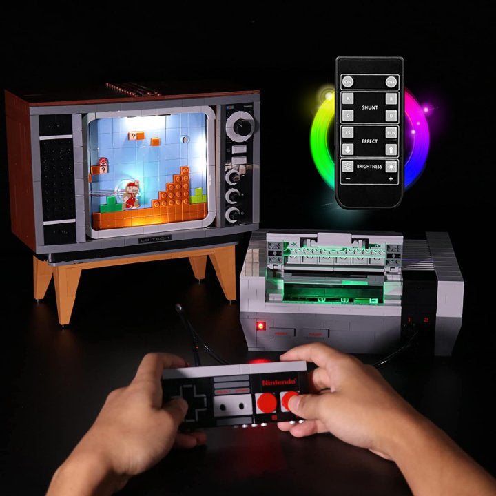 Kit d'éclairage BrickBling pour LEGO Super Mario Nintendo Entertainment System™ 71374