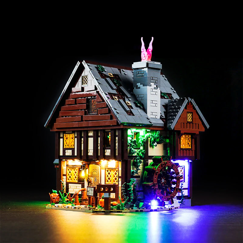 Kit d'éclairage BrickBling pour LEGO Disney Hocus Pocus : Le cottage des sœurs Sanderson 21341