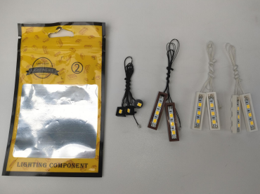 GC396-1 und GC396-2 Black Line-Zubehör für BrickBling-Lichtset für LEGO Architecture Eiffelturm 10307