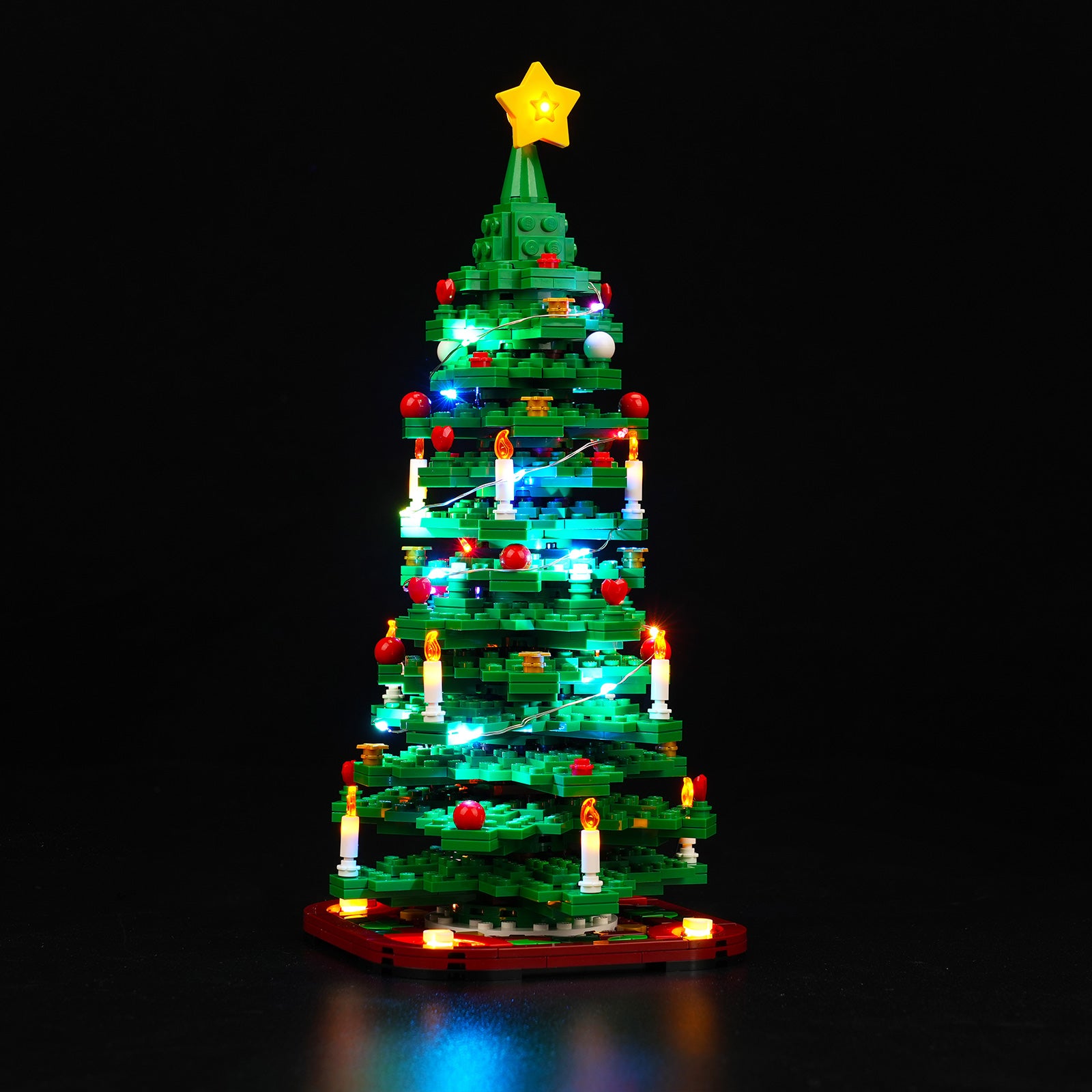 Kit d'éclairage BrickBling pour la construction de l'arbre de Noël LEGO 40573, version sonore
