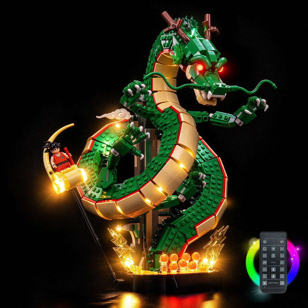LED Light Kit for LEGO Icons Dragon Ball: Shenron & Goku 11390