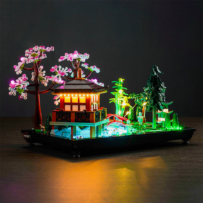 Kit d'éclairage BrickBling pour LEGO Tranquil Garden 10315