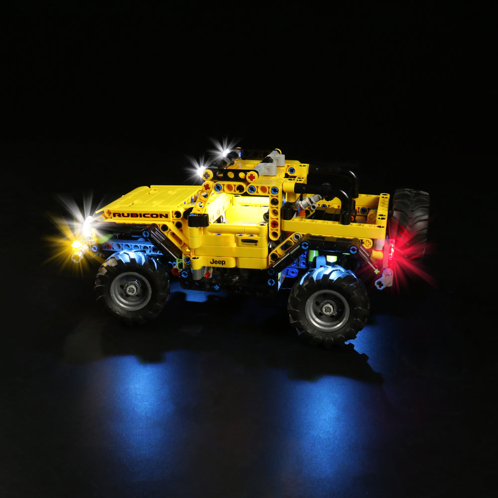 BrickBling Lichtset für LEGO Technic Jeep Wrangler 42122