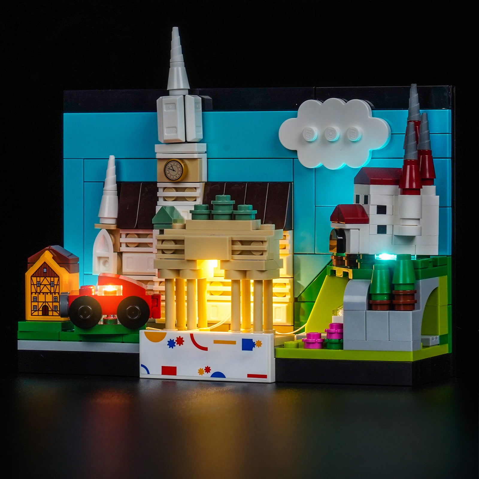 BrickBling Light Kit for LEGO Germany Postcard 40954