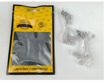 A02551 Bande lumineuse COB blanc chaud (coupée en 6 sections à une extrémité sans fil) Accessoire pour kit d'éclairage BrickBling pour LEGO Architecture Notre-Dame de Paris 21061