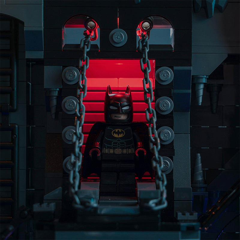 BrickBling Lichtset für LEGO Batcave™ – Schattenbox 76252