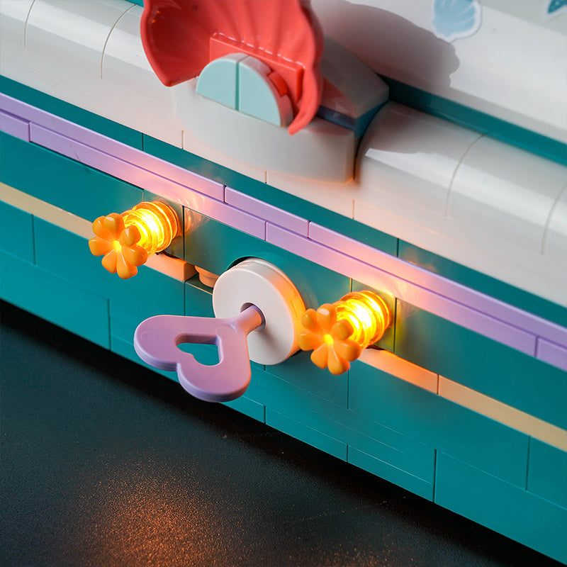 BrickBling Lichtset für LEGO Arielles Schatztruhe 43229