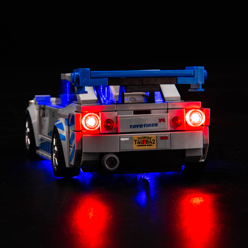  FOISONLEE LED Light Compatible for Lego 76917, Light Kit  Compatible for Speed Champions Nissan Skyline GT-R (R34) Compatible for The  2 Fast 2 Furious(Only Lights, No Building Block) : Toys 