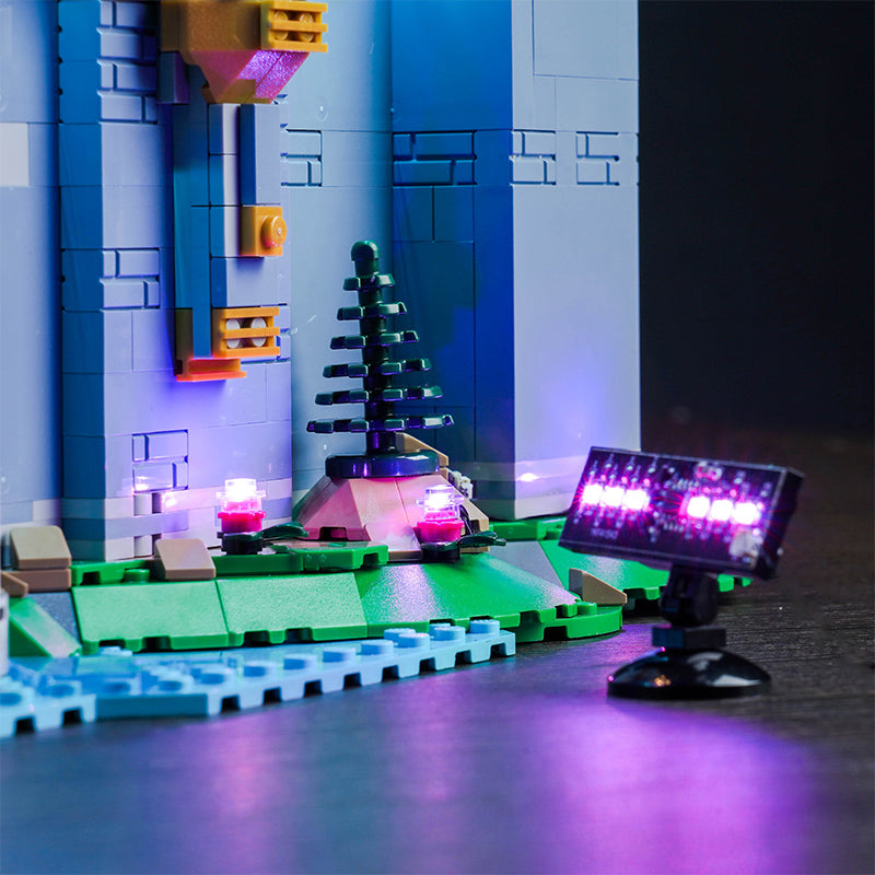 Kit d'éclairage BrickBling pour le château LEGO Disney 43222