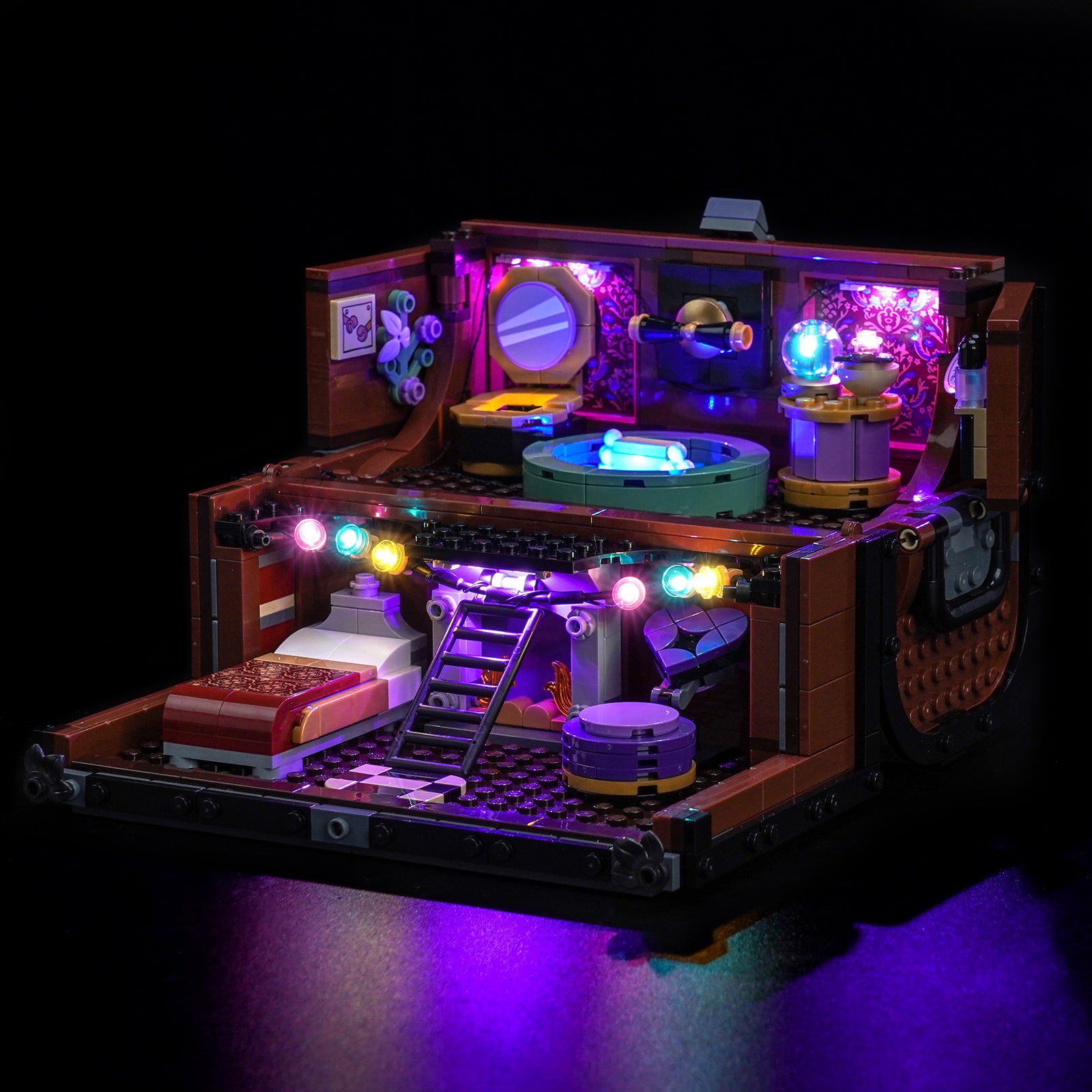 Kit d'éclairage BrickBling pour les ensembles LEGO Wednesday L'appartement de la Chose 76785