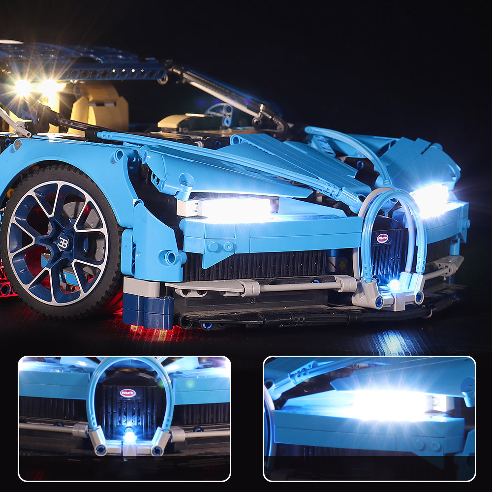 BrickBling Light Kit for LEGO Technic Bugatti Chiron 42083