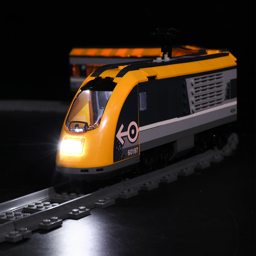BrickBling Lichtset für LEGO City Personenzug 60197