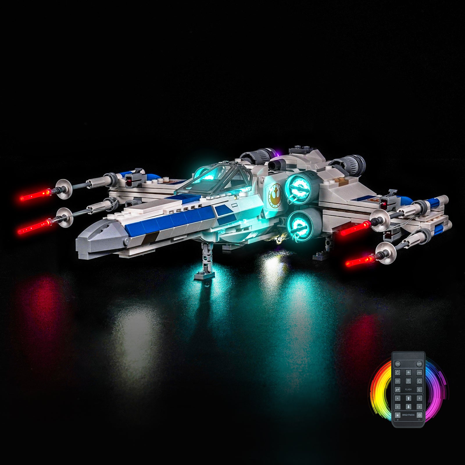 BrickBling Light Kit for LEGO Star Wars New Republic X-Wing Starfighter™ 75460