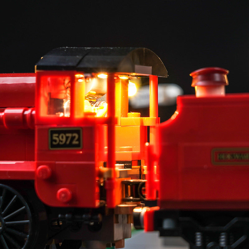 Kit d'éclairage BrickBling pour ensemble de train LEGO Poudlard Express™ avec gare de Pré-au-Lard™ 76423
