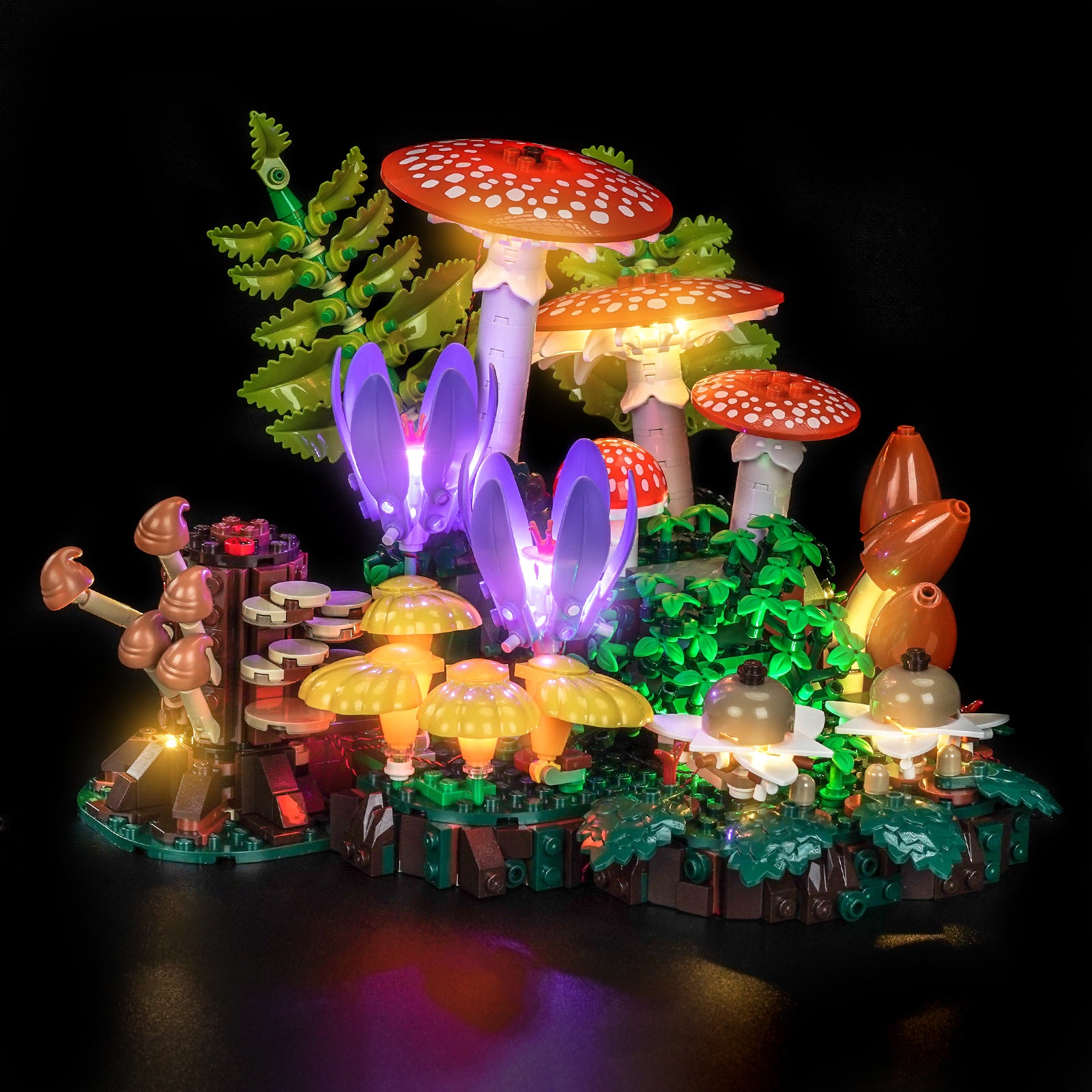 BrickBling Light Kit for LEGO Botanicals Woodland Mushrooms 11505