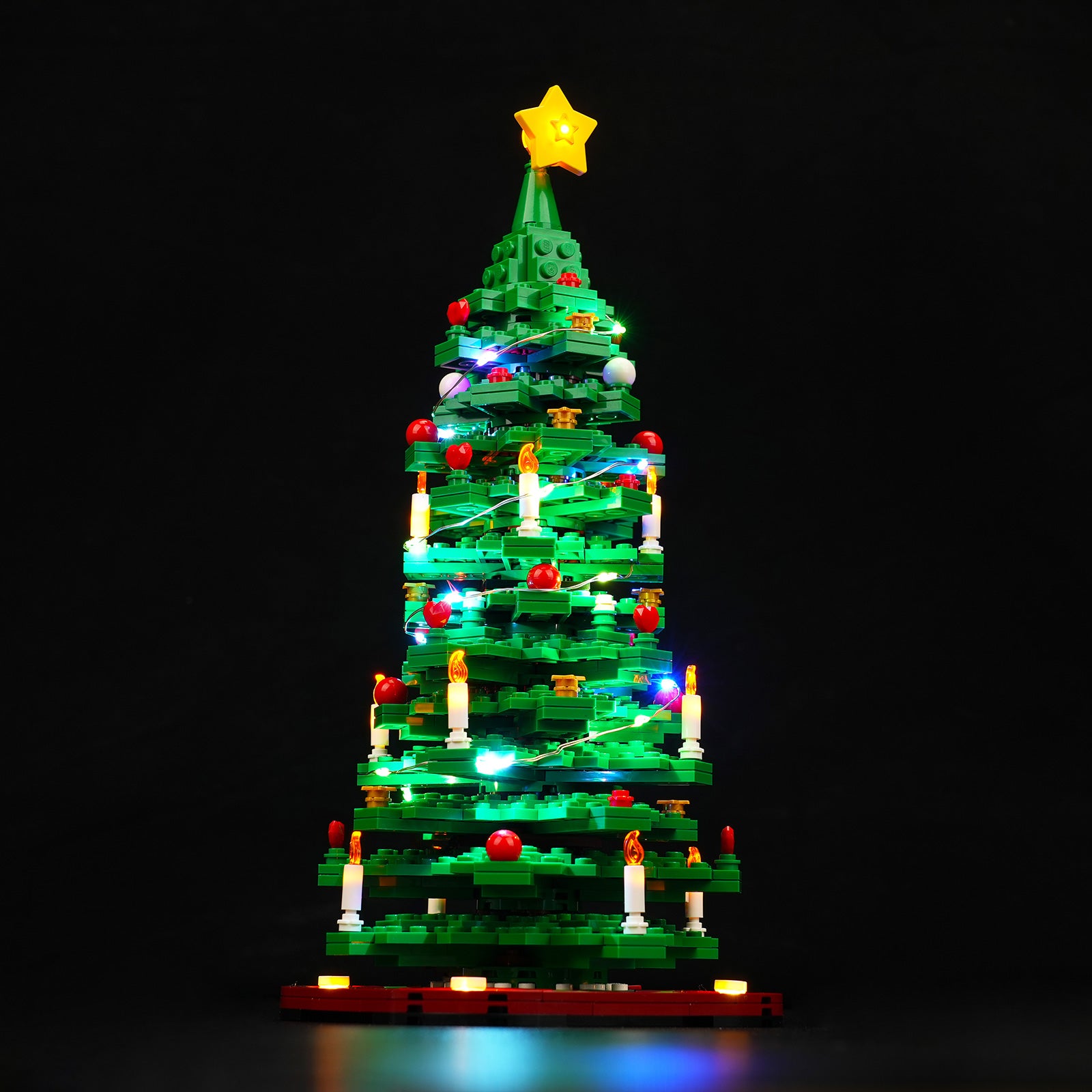 BrickBling Lichtset in verbesserter Version für LEGO Weihnachtsbaumgebäude 40573