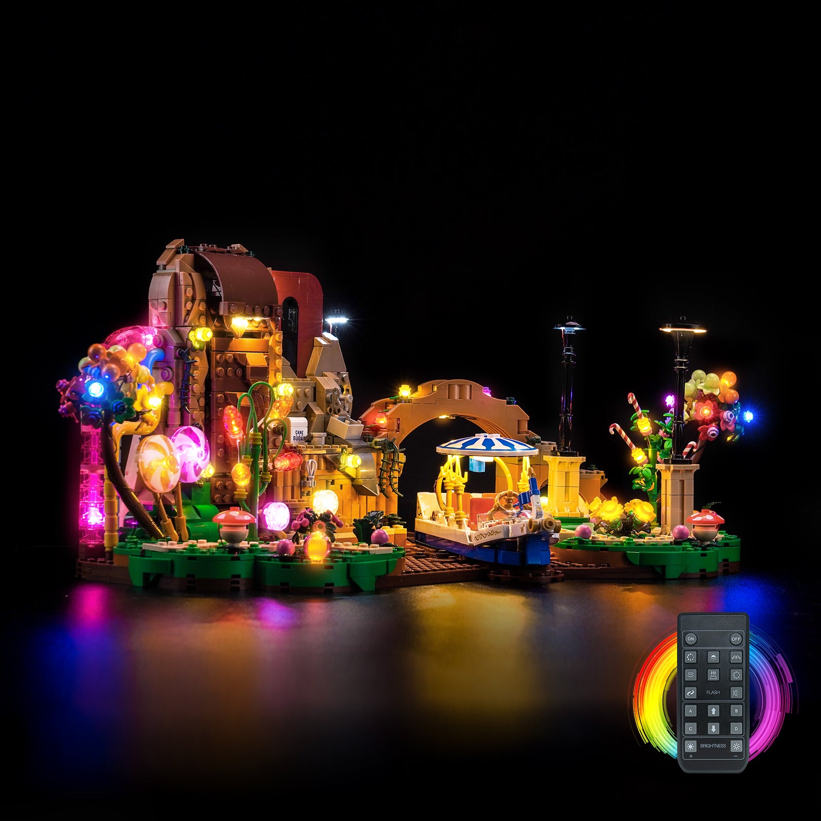 BrickBling Light Kit for LEGO Ideas Willy Wonka & the Chocolate Factory 21360