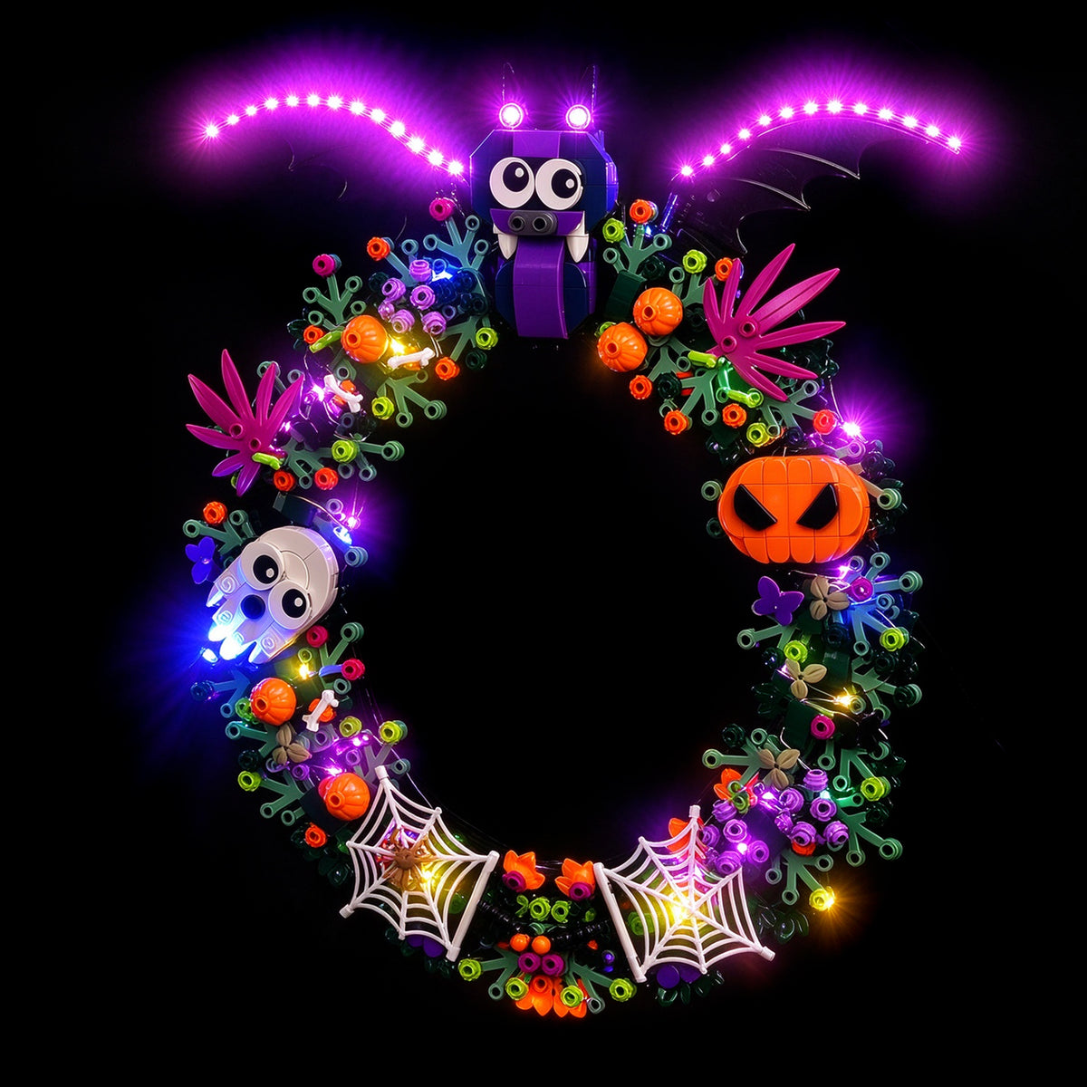 BrickBling Light Kit for LEGO Halloween Wreath 40825