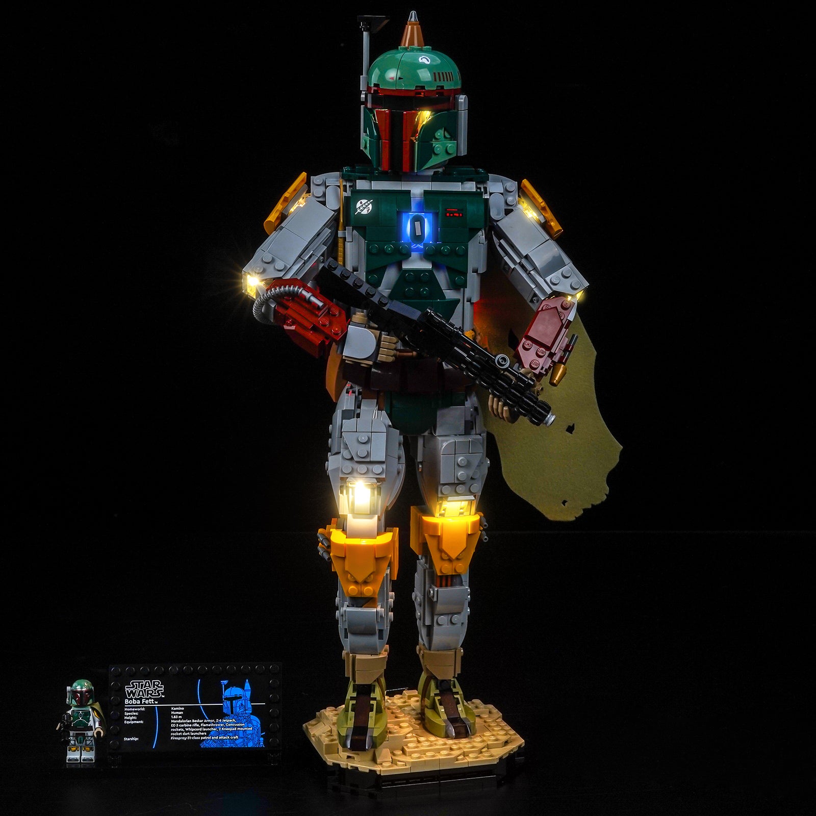 BrickBling Light Kit for LEGO Star Wars Boba Fett™ 75455