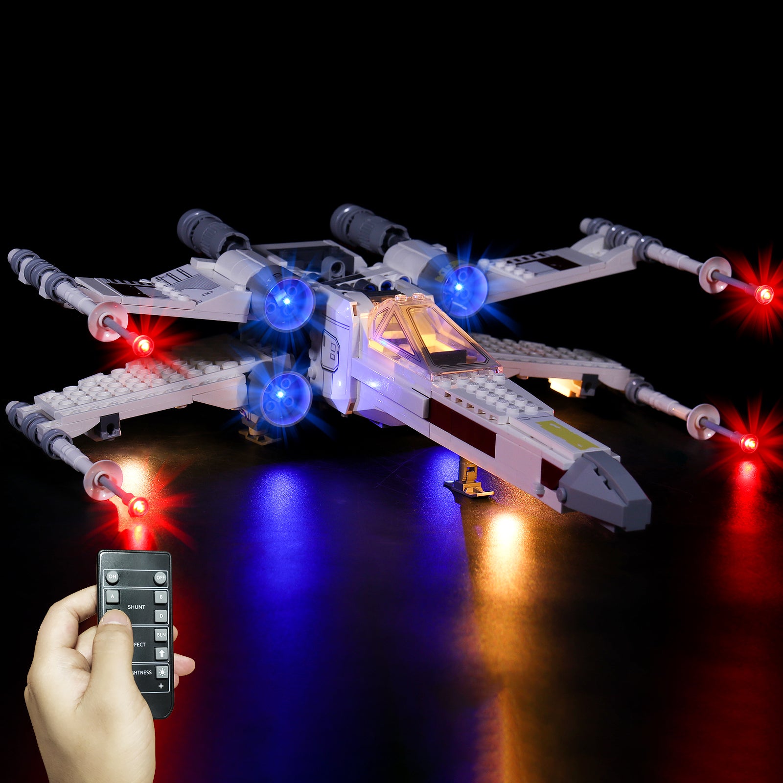 BrickBling Light Kit for LEGO Star Wars Luke Skywalker’s X-Wing Fighter™ 75301