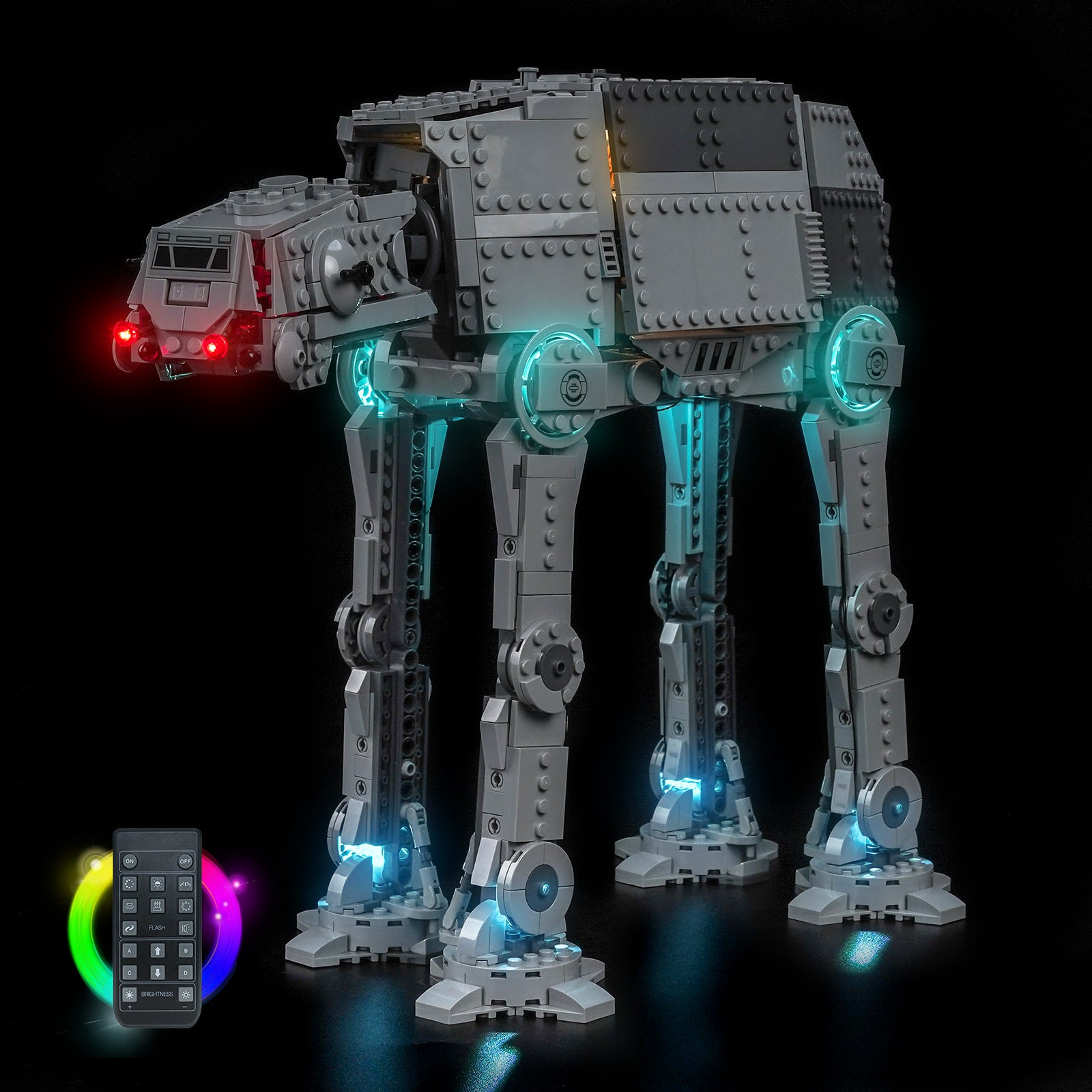 BrickBling Light Kit für LEGO Star Wars Imperialer Überrest AT-AT™ mit INT-4 75454