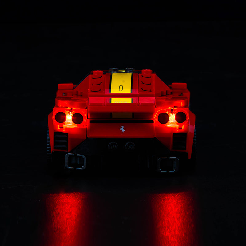 BrickBling Lichtset für LEGO Speed ​​Champions Ferrari 812 Competizione 76914