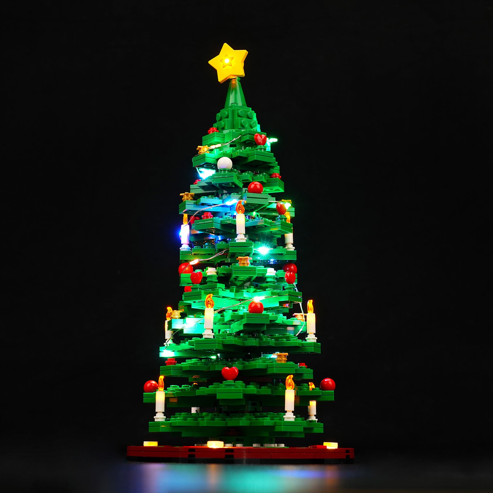 BrickBling Lichtset in verbesserter Version für LEGO Weihnachtsbaumgebäude 40573