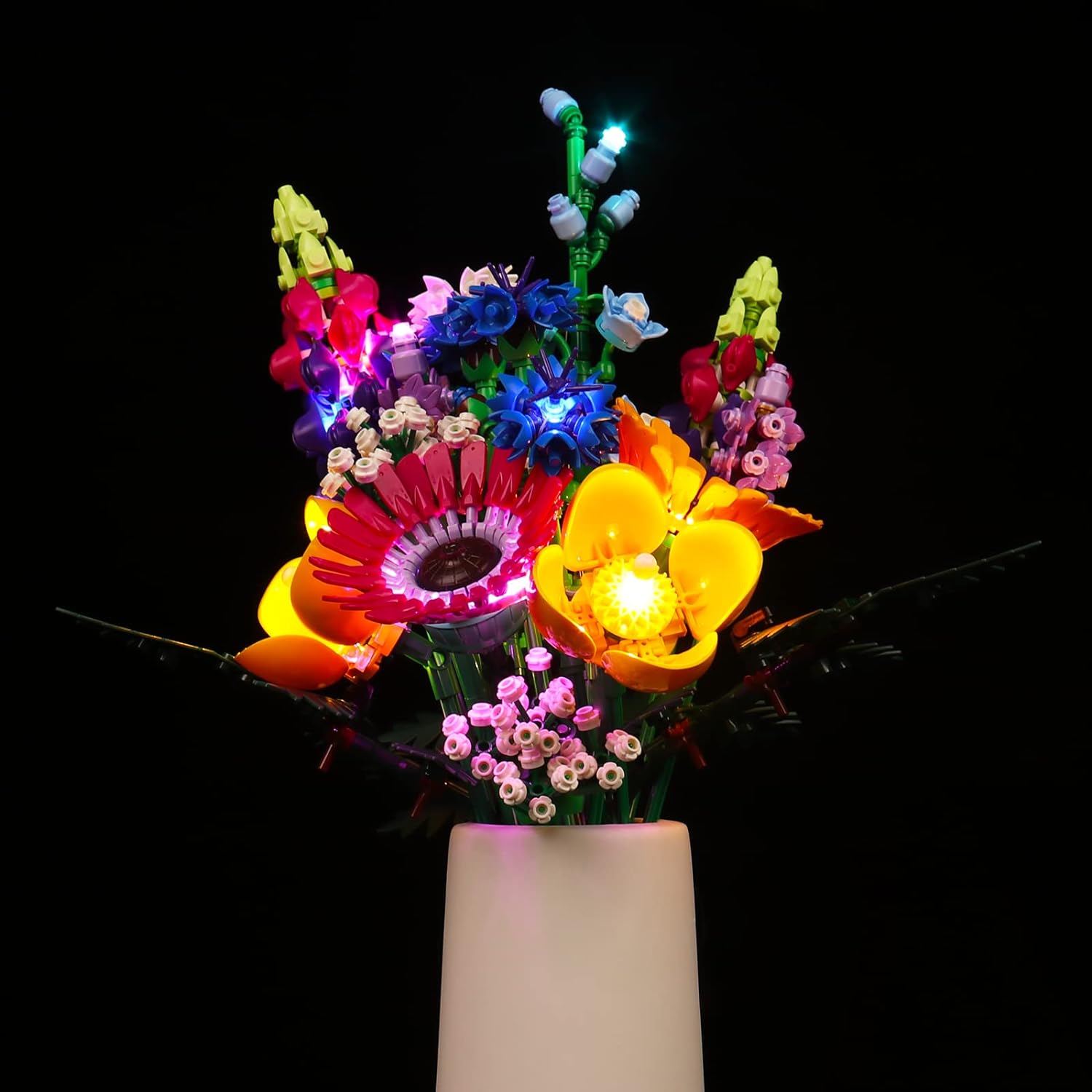 LEGO Icons 10313 Bouquet de fleurs sauvages, Plantes Artificielles