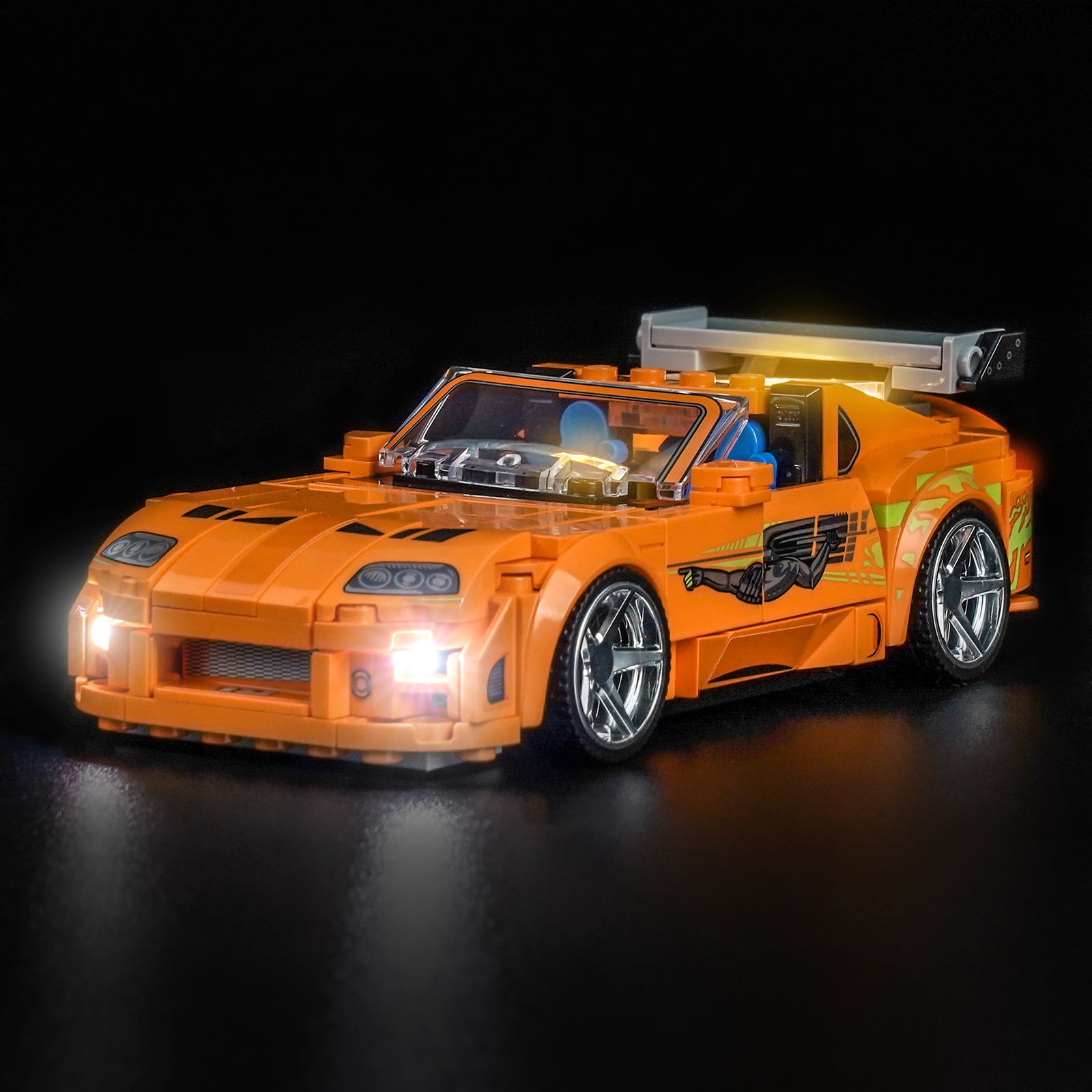 BrickBling Light Kit for LEGO Speed Champions The Fast and The Furious Toyota Supra MK4 77260