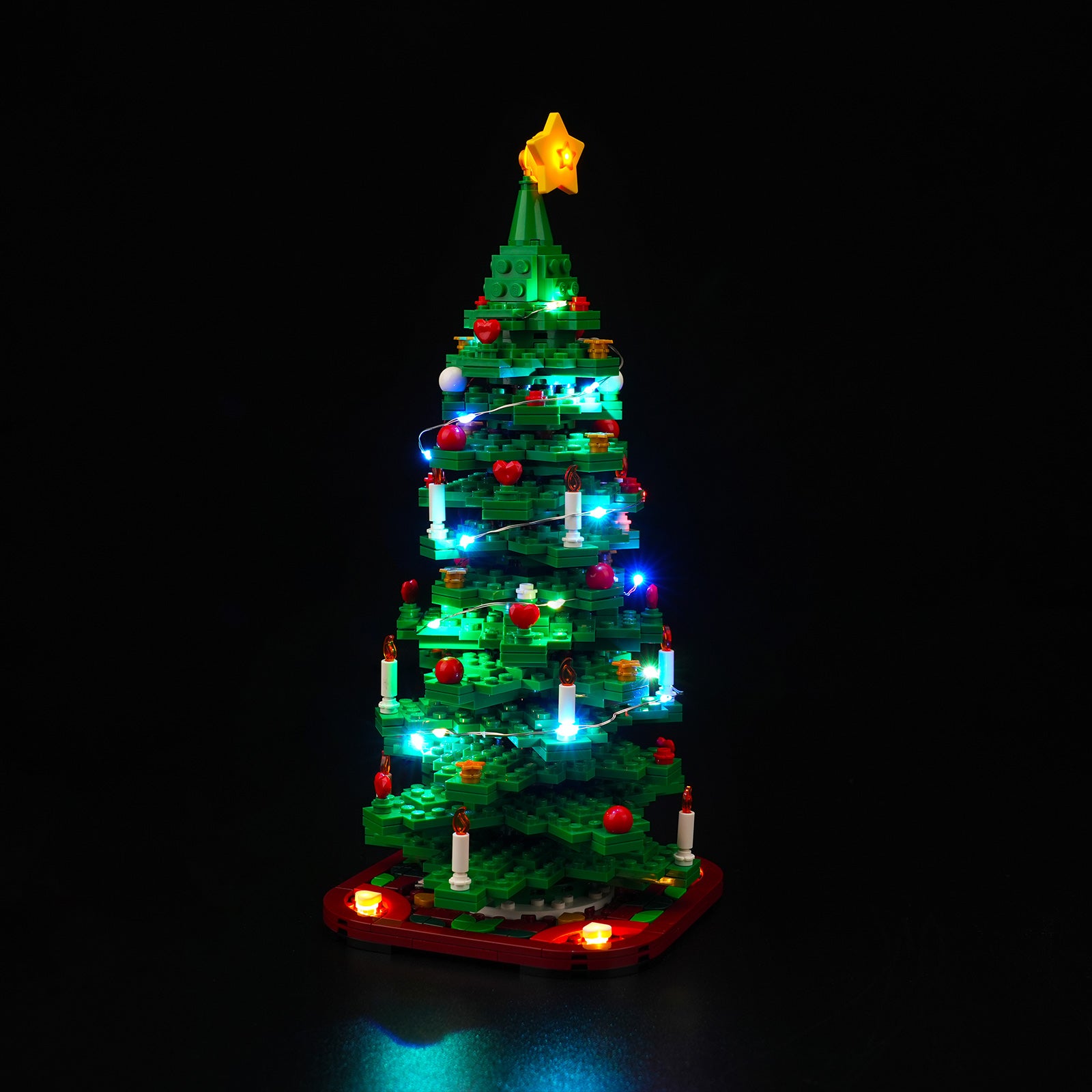 Kit d'éclairage BrickBling pour la construction de l'arbre de Noël LEGO 40573