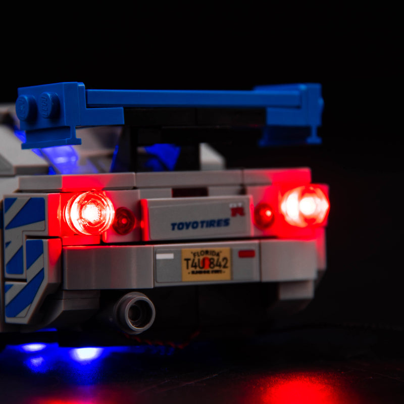 BrickBling Lichtset für LEGO 2 Fast 2 Furious Nissan Skyline GT-R (R34) 76917