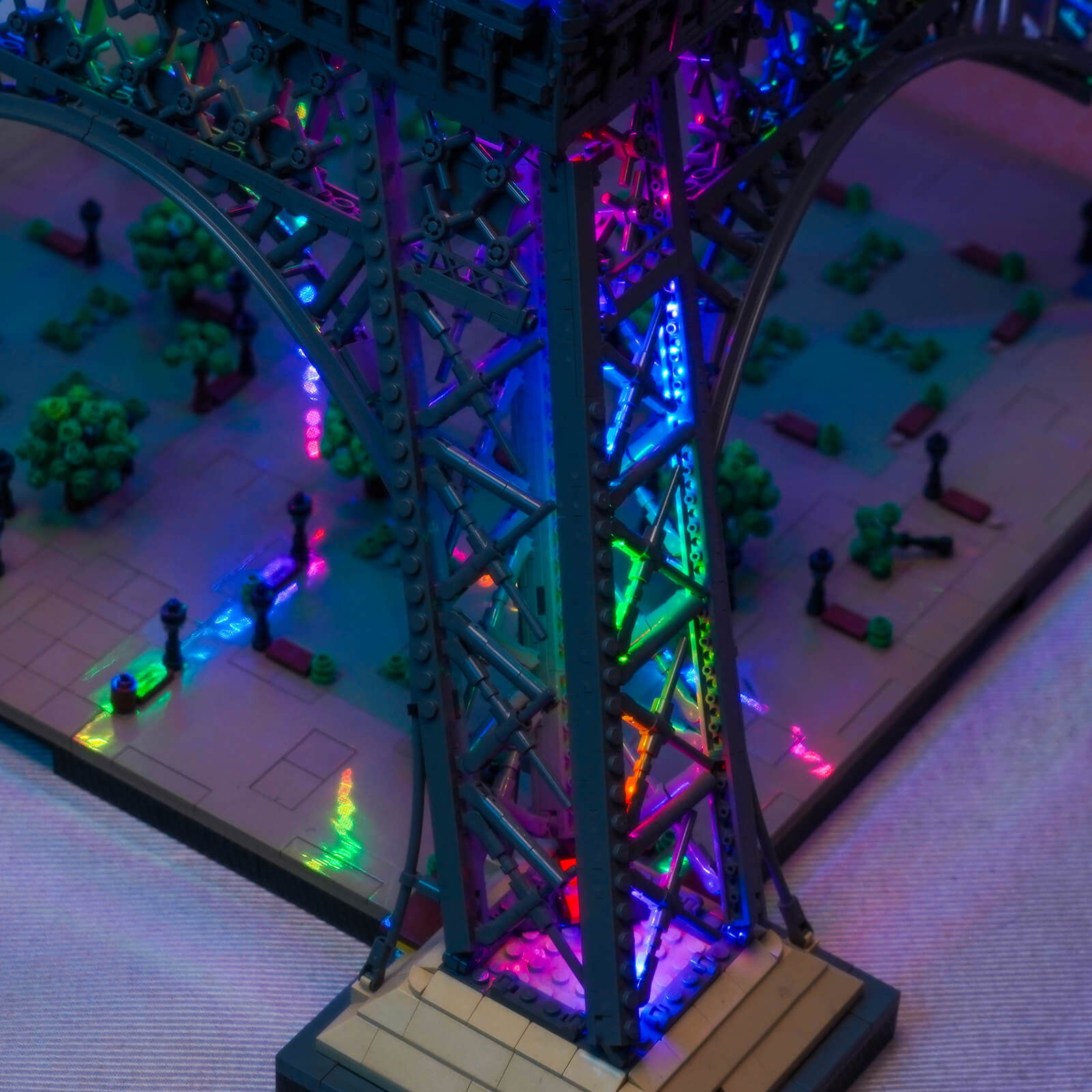 BrickBling Lichtset für LEGO Architecture Eiffelturm 10307 RGB-Version