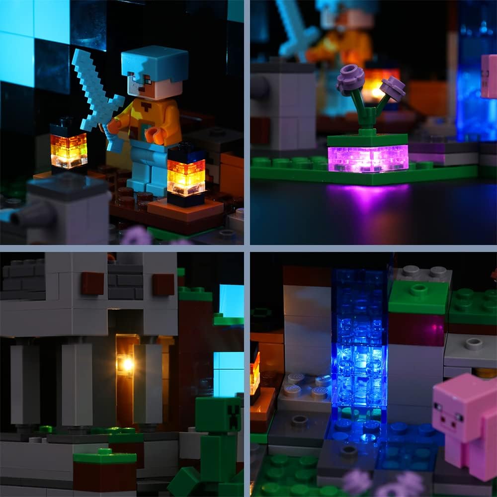 Kit d'éclairage BrickBling pour LEGO L'avant-poste de l'épée 21244 