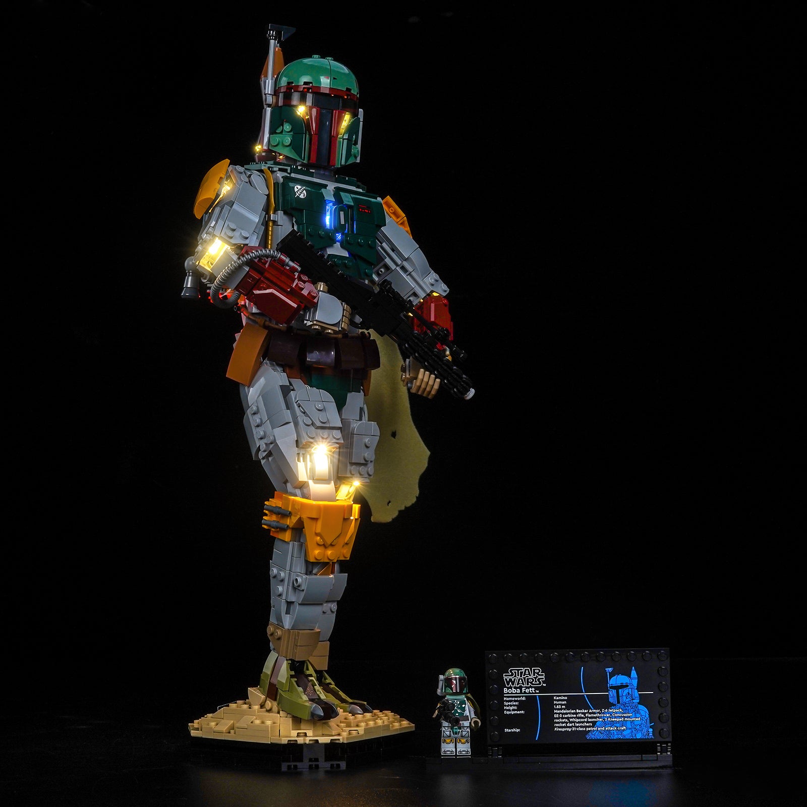 BrickBling Light Kit for LEGO Star Wars Boba Fett™ 75455