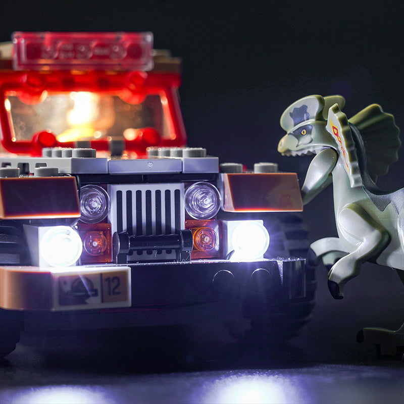 BrickBling Lichtset für LEGO Dilophosaurus Ambush 76958