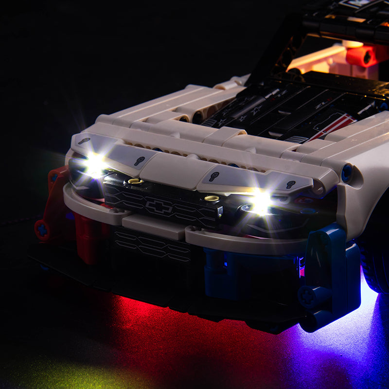 Kit d'éclairage BrickBling pour LEGO Technic NASCAR nouvelle génération Chevrolet Camaro ZL1 42153