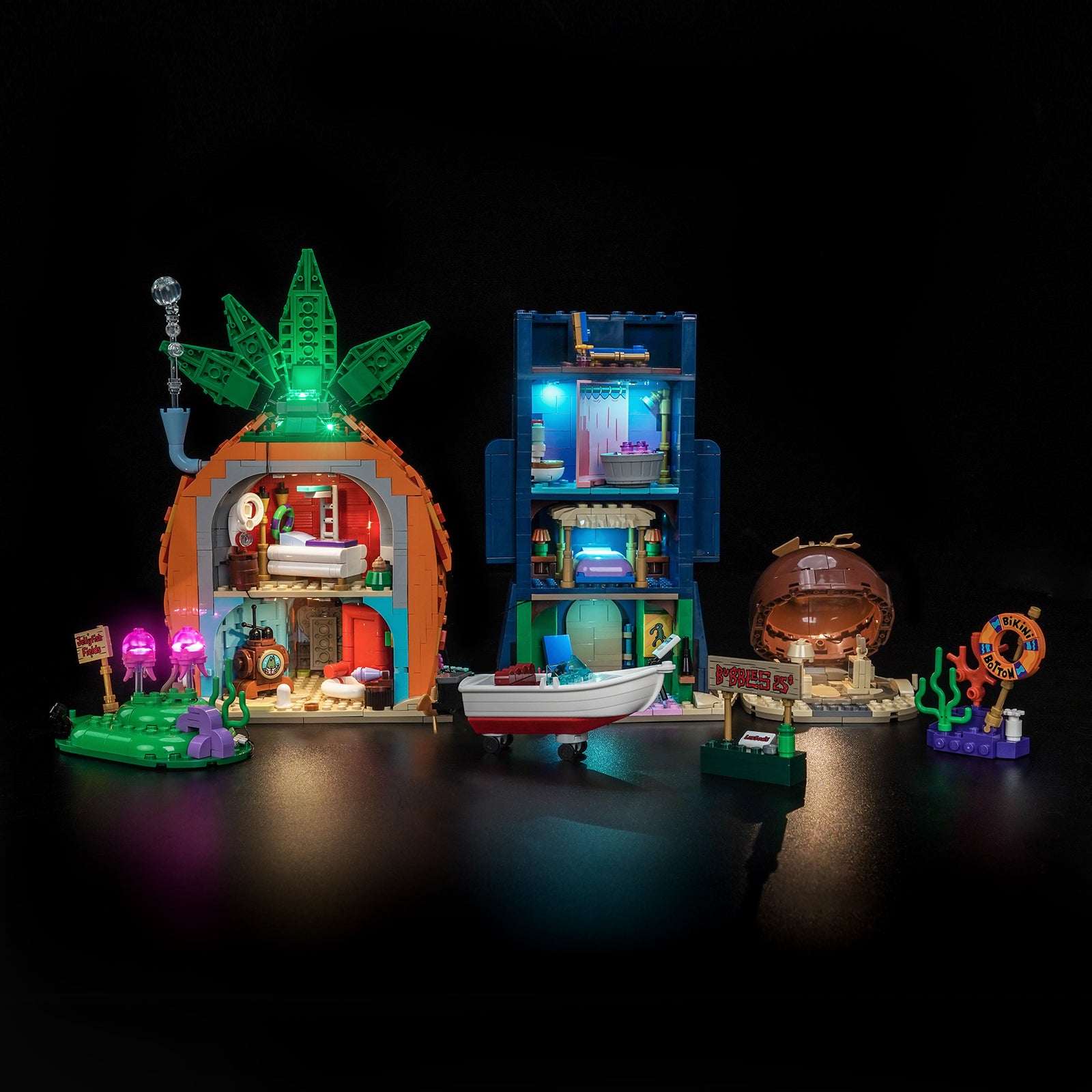 BrickBling Light Kit for LEGO Icons SpongeBob SquarePants: Bikini Bottom 11386