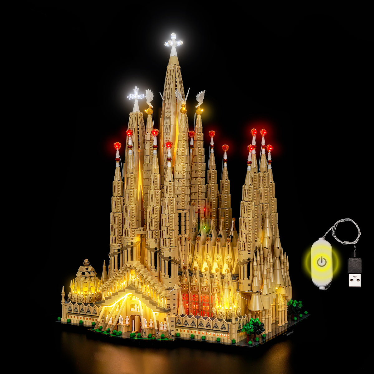 BrickBling Light Kit for LEGO Architecture Sagrada Família 21065