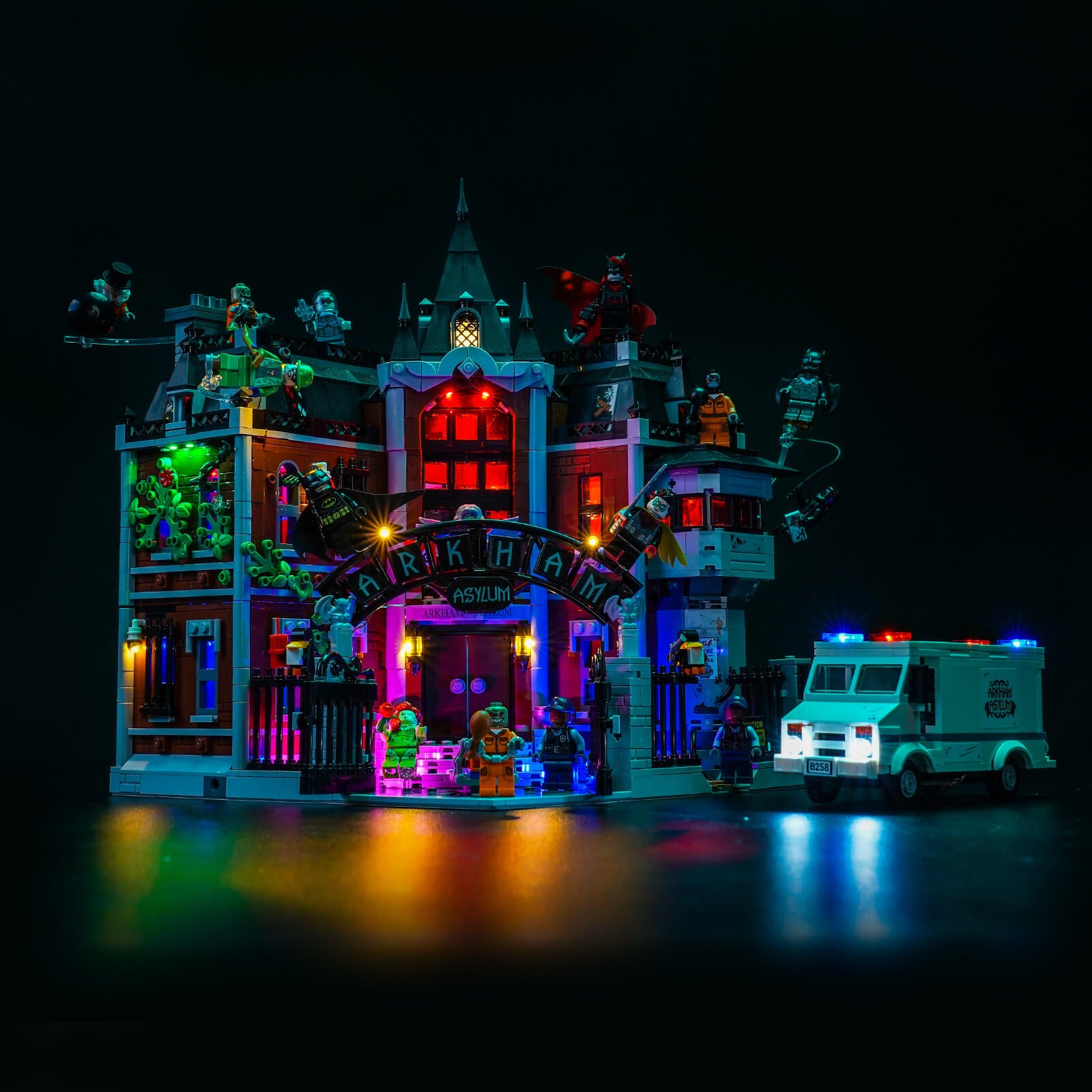 BrickBling LED Light Kit for LEGO Batman Arkham Asylum 76300 Classic Version