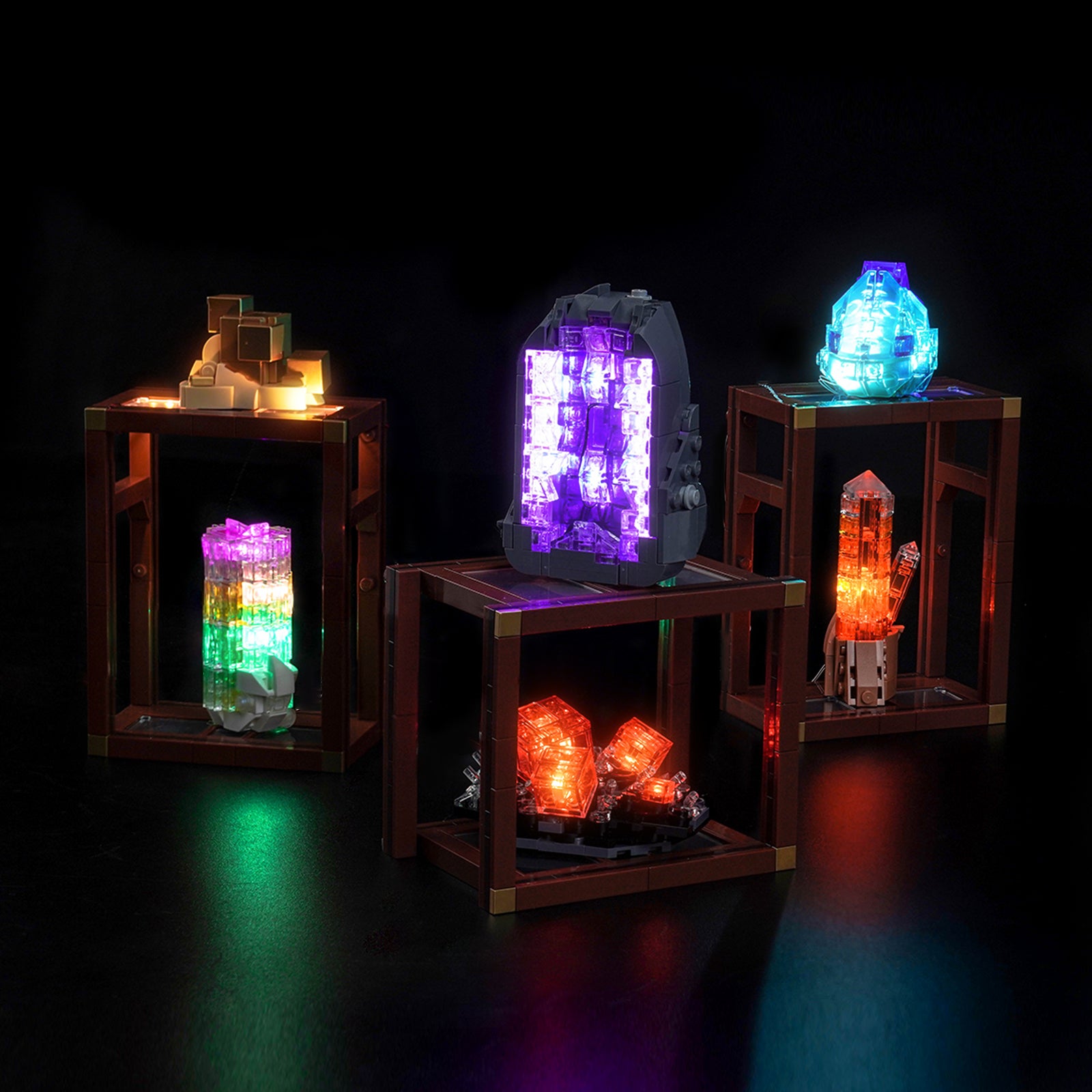 BrickBling LED Light Kit for LEGO Ideas Mineral Collection 21362