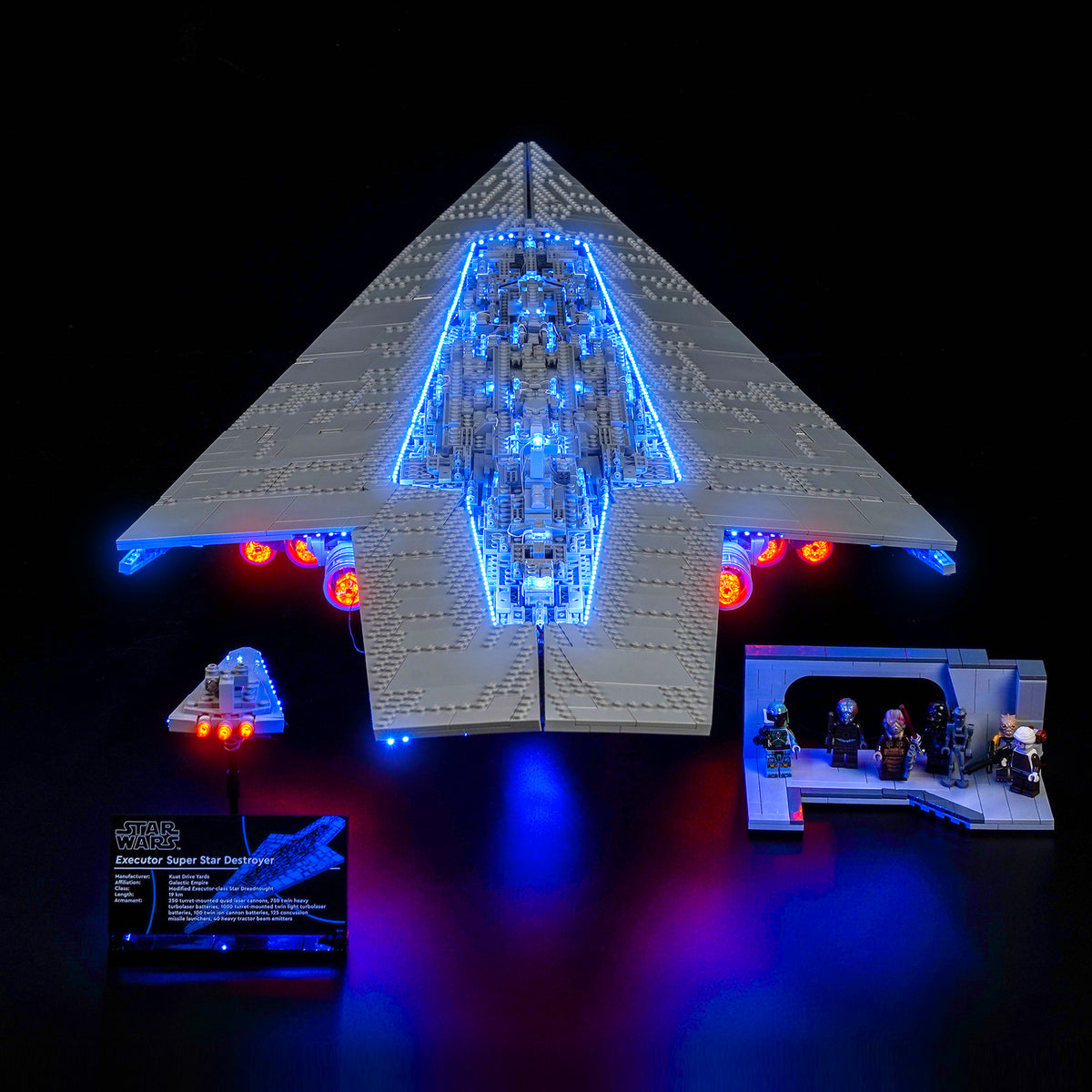 BrickBling LED Light Kit for LEGO Star Wars Executor Super Star Destroyer 75457