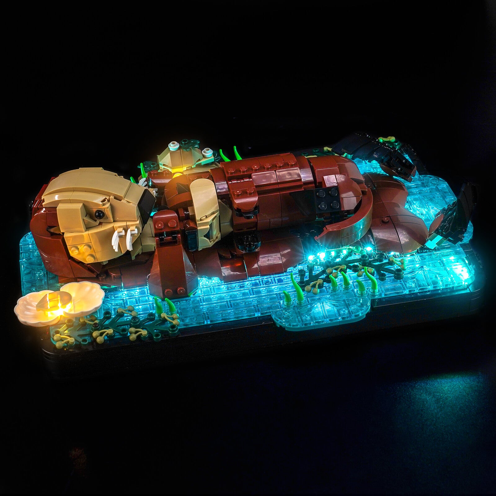 BrickBling Light Kit for Ideas Floating Sea Otters 21366 Classic Version