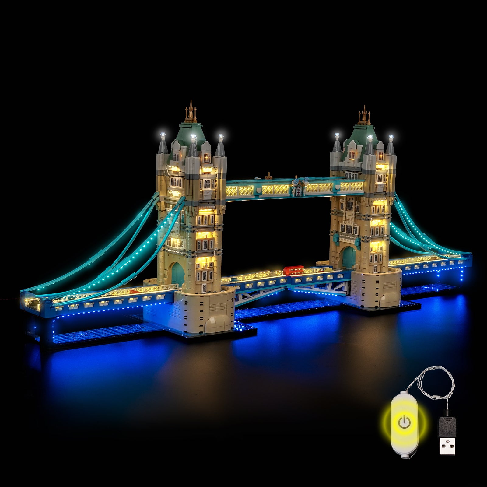 BrickBling Light Kit for LEGO Architecture Tower Bridge 21067 Classic Version